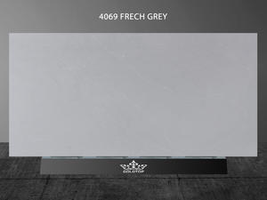 Marble Quartz French Grey Plaster Worktop 