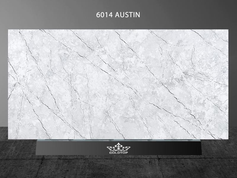 Wleek White Concrete Austin Quartz New Style 6014