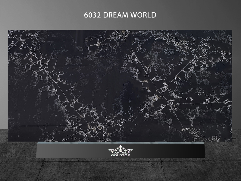 Black Midnight Majesty Concrete Quartz Dream World 