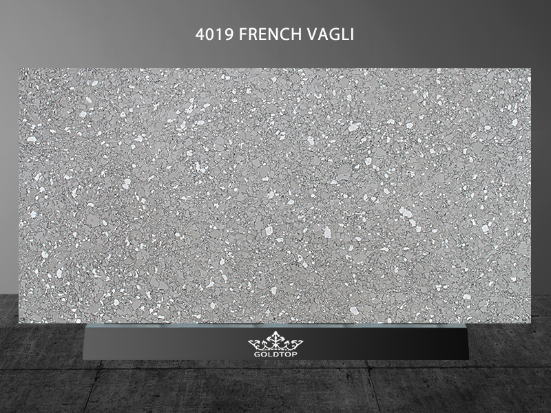 Rugged Marble Quartz French Vagli Kitchen Countertops