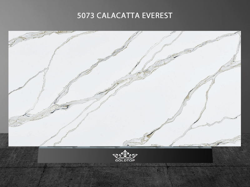 Calacatta Everest Quartz New Product Stone