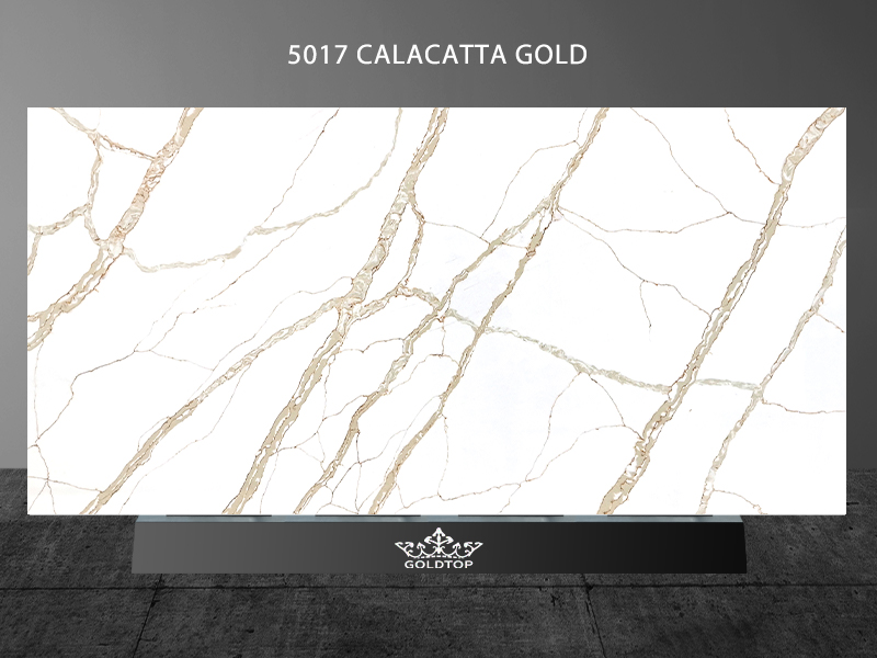 Classic Calacatta Gold Quartz Countertops 