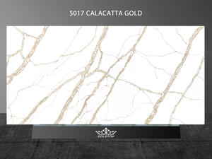 Klassiska Calacatta Gold Quartz bänkskivor