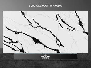 Calacatta Prada Křemenné kuchyňské desky Honed Wleek 5002