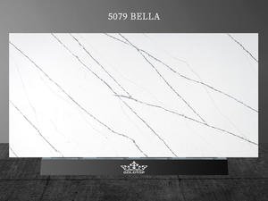 Klassiska bänkskivor i calacatta bella kvartsstratus Slab 5079
