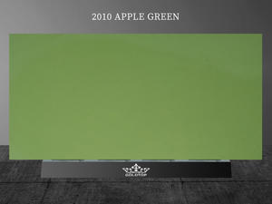 Zelené jablko Aura Křemenná deska pro kuchyňskou koupelnu 2010