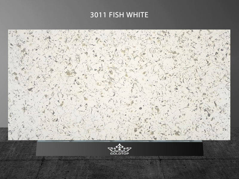 Silica Sparkle Quartz Fish White Floor tiles Kool 