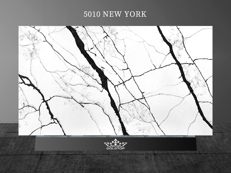 5010 New York Quartz Countertops Super Jumbo Slab Suppliers