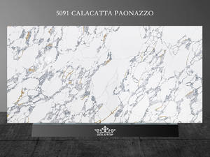 Calacatta Paonazzo marmor kvarts bänkskivor platta 5091