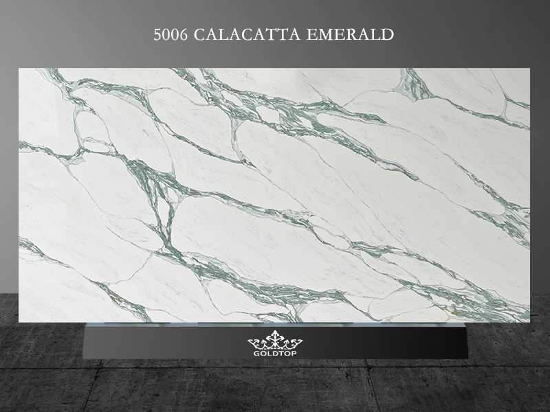 New Design Calacatta Emerald Quartz Suppliers Wholesale