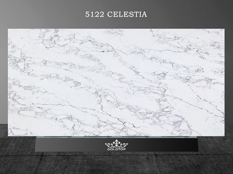 5122 Celestia Quartz Kitchen Countertops & Slabs Design Collection