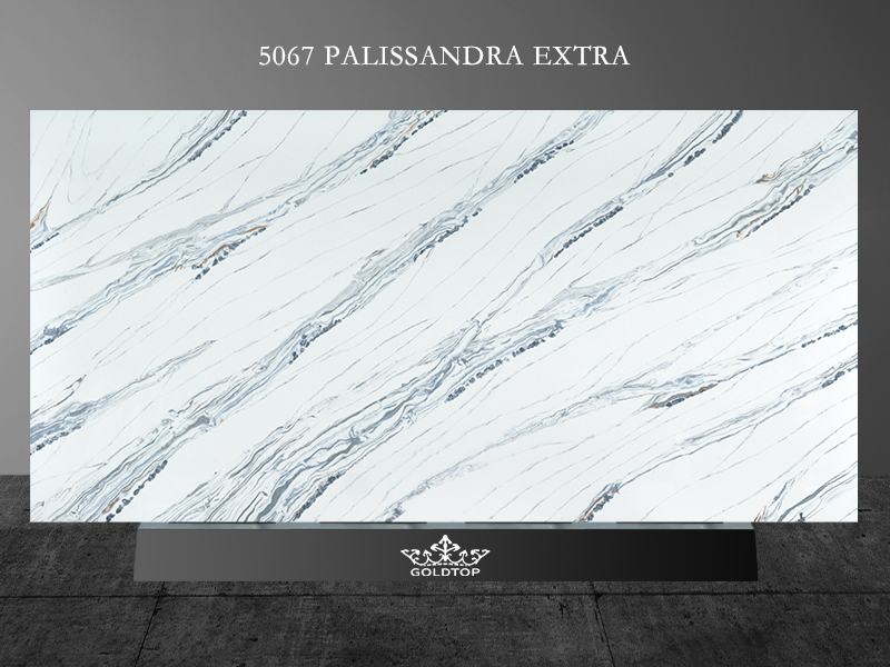 5067 Palissandra Extra Calacatta Quartz Color Texture Wholesale