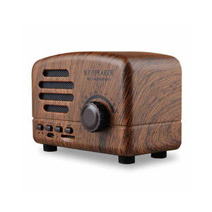 Vintage Small Multimedia Mini Retro Speaker BT With Fm Radio