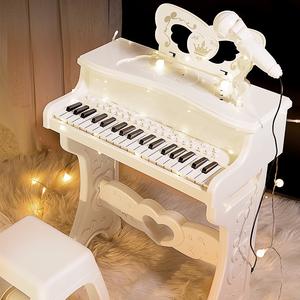 Dreamy Lights Children's Piano Set Toy With Chair