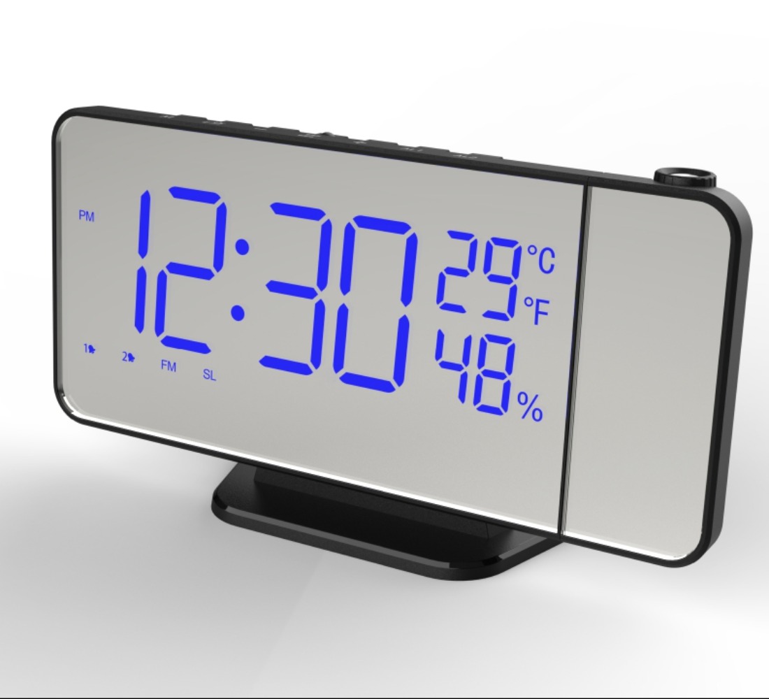 Digital Projection Alarm Clock