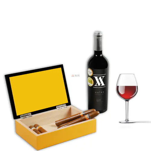 Customized Wooden Cigar Box Luxury High Gloss Wood Cigar Humidor Customized Cedar Wood Cigar Box