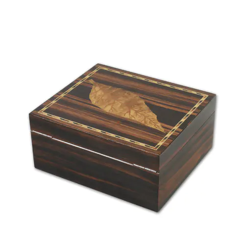Personalised Wooden Cigar Box Low Price Customized OEM Handmade Natural Mosaic Professional Wooden Cigar Box