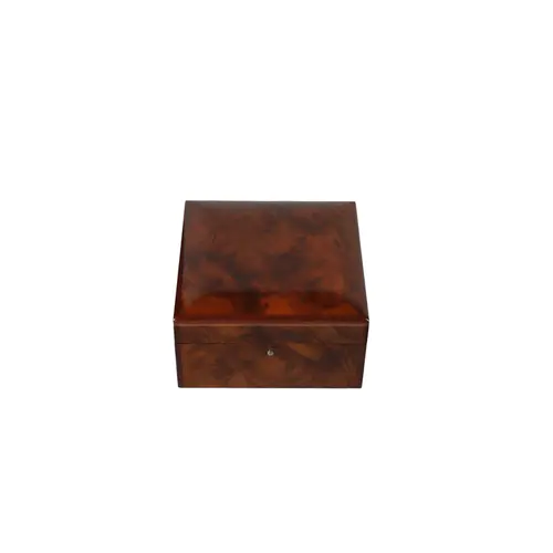 DSO1016 Wooden Fine Gift Wrap High Gloss Lacquer Amber Watch Box