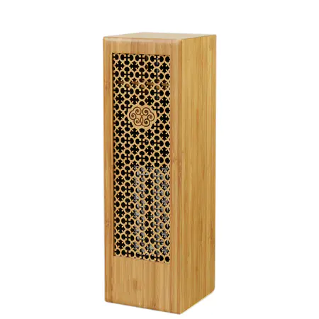 Cheap Wooden Wine Box Customized Laser Cutting Bamboo Wood Wine Box Personalized Gift Wine Packaging Storage Boxes