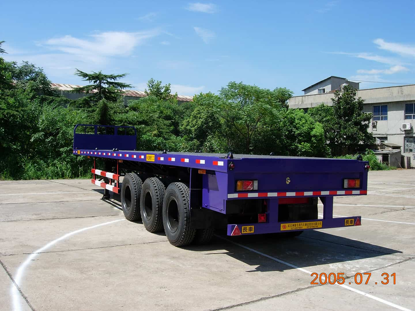 Flatdeck Semi-trailer (Three Axle)