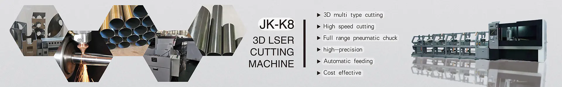 China Laser Pipe Cutting Machine | About Us | JINGKE