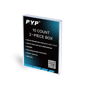 2-Piece Slider Trading Card Box - 10 Count