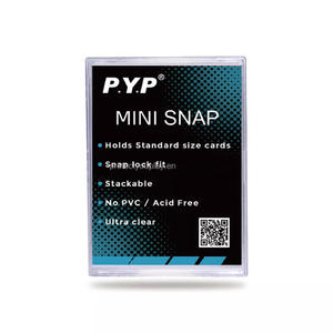 Mini Snap Card Holder Trading Card Box Card Storage