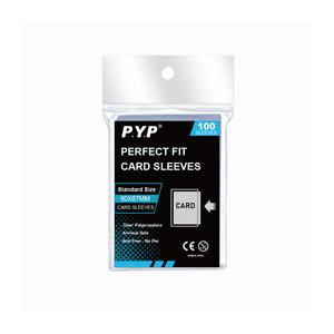 Clear Perfect Fit Side Load 87x60mm Small Size Inner Card Sleeves、Jpaanese Size Side-Loading