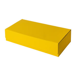 550 Premium PU Leather Deck Case Card Protector Card Deck Storage Box - Yellow