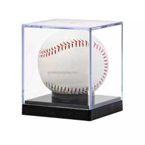 Baseball Display Case Holder Display Cube Box UV Protected Acrylic Storage Official Size Box Memorabilia Display Case