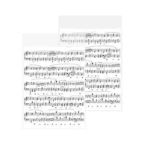 Sheet Music Sleeves w/ Flap 2-mil Polypropylene 9-3/8" x 12-1/4"