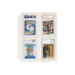 4 Pocket Pages For Graded Card Slabs