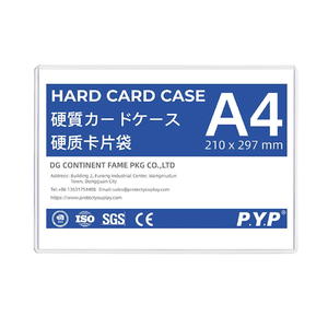 A4 Document Hard Card Case