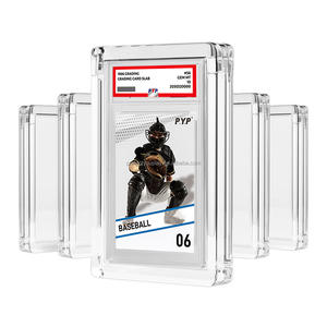 Magnetic Acrylic Graded Card Collectible Slab | Graded Card Premium Acrylic Magnetic Ultra Thick Display Case PSA CGC BGS MGC GG