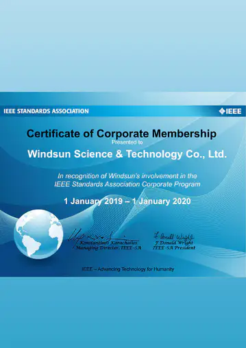 Certificado de membresía de la asociación