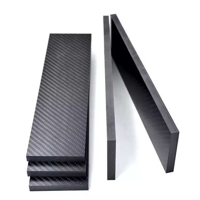 High Strength Glossy Matte Lightweight Twill Plain Carbon Fiber Sheet Heat Resistant Sheets Decrbon Carbon Fiber Plate