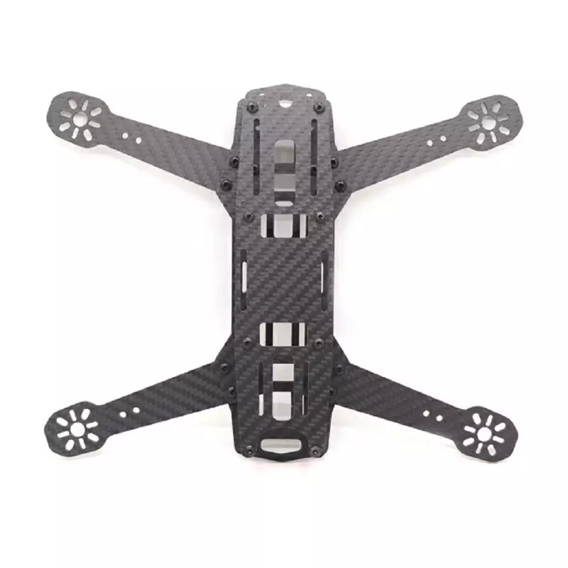 Carbon Fiber Laser Cutting Drone Frame Carbon Fiber UAV Parts Customization