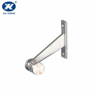 Glass Stainless Steel Pipe Support|Wall Bracket|Floor Mounted Handrail Bracket