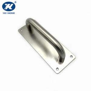 Door Handle Plate | Stainless Steel Door Pull Push Sign Handle On Plate | Stainless Steel Push Pull Handle