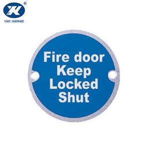 Sign Plate|<br />Fire Door Keep Locked Shut|Signs & Print