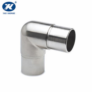 90 Degree Pipe Fittings|Round Tube Corner Connector|Stainless Steel Round Tube Connector