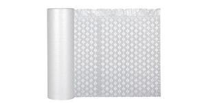 The air bubble wrap with small volume for storage and transportation