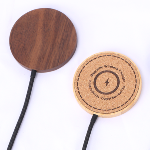 Factory Direct Selling COOKI Magsafe Wireless Chargers Charging For Phone Real Wood Wireless Chargers