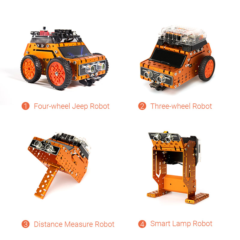 Kit de robot de classe WeeeBot Jeep STEM