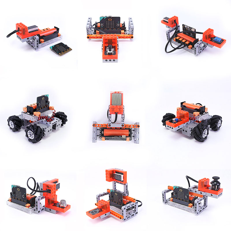 4WD Mecanum Chassis Robot Education Kit for micro:bit / mPython Board