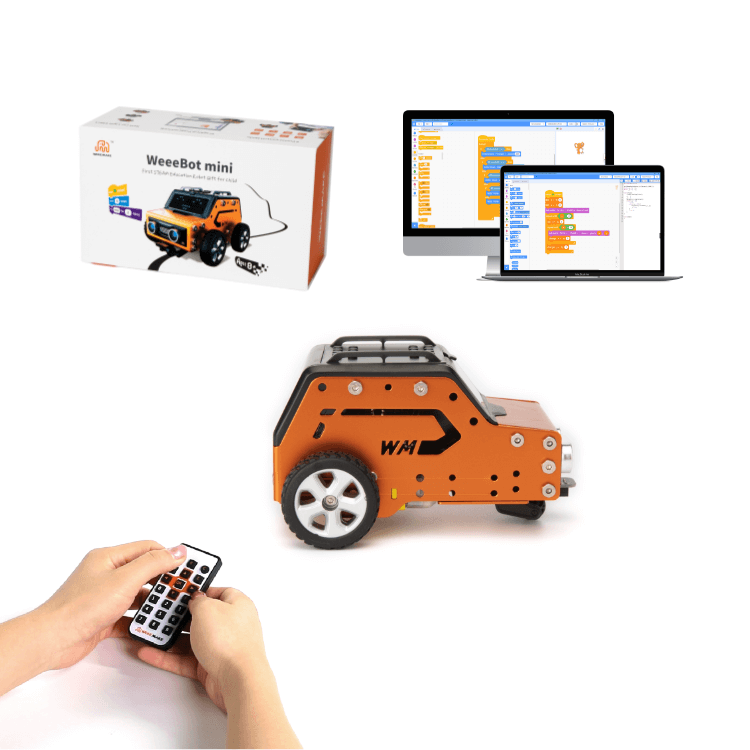 WeeeBot mini robot educativo STEAM