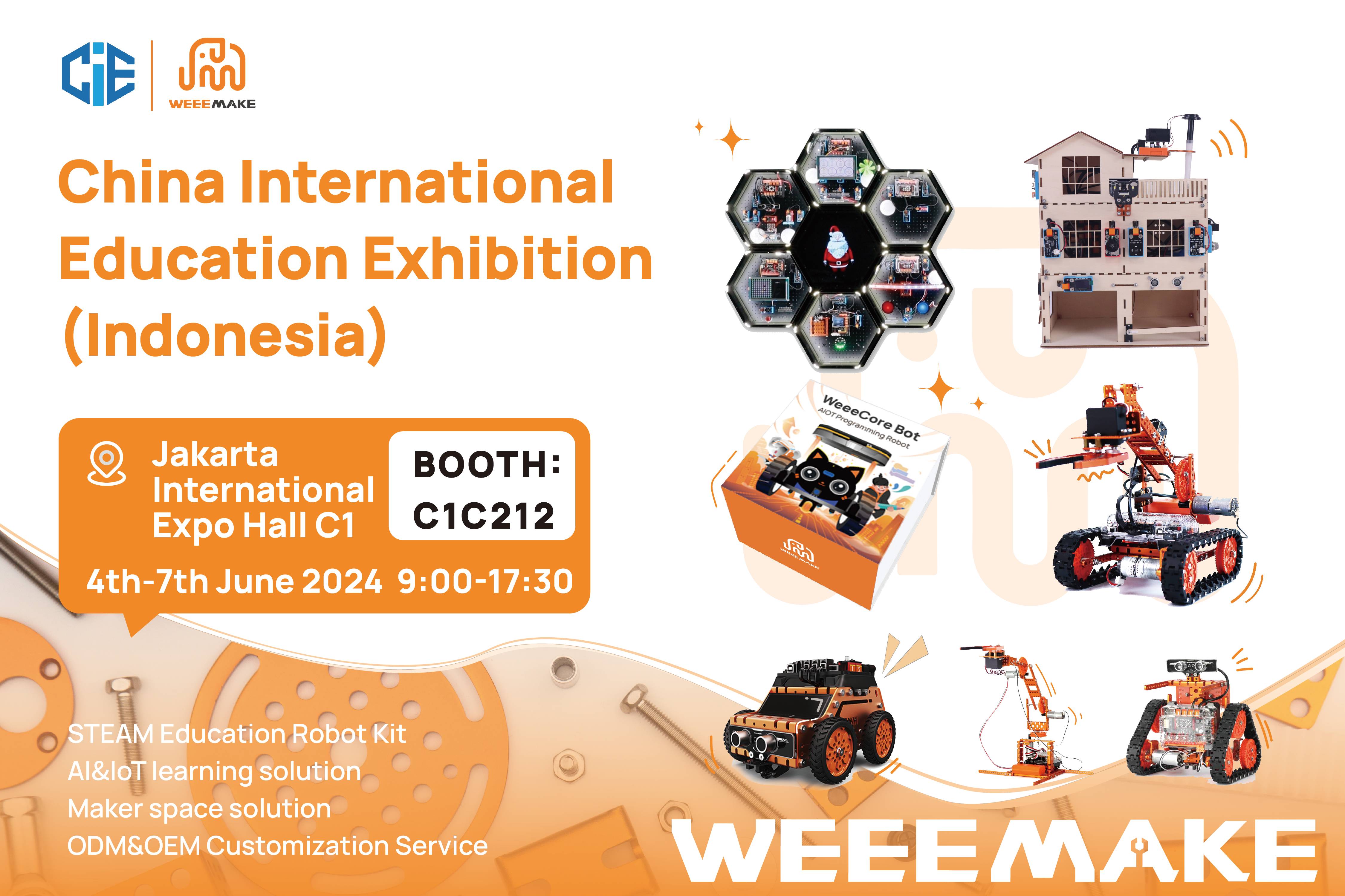 Weeemake at China International Education Equipment Expo (Indonesia) 2024 