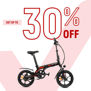 Caboot 16 Inch 250W Single Speed Small Size Adults Fold Ebike