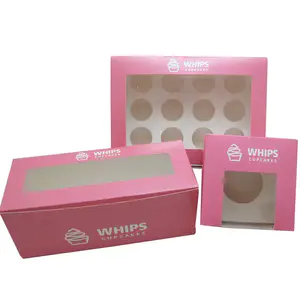 Custom Cupcake Boxes with Logo - Personalize Your Sweet Treat Packaging