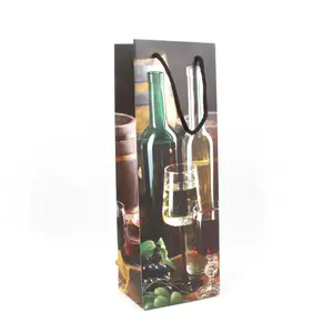 Custom Paper Wine Bags | Personalized Wine Bottle Carriers - Sanhe Packaging